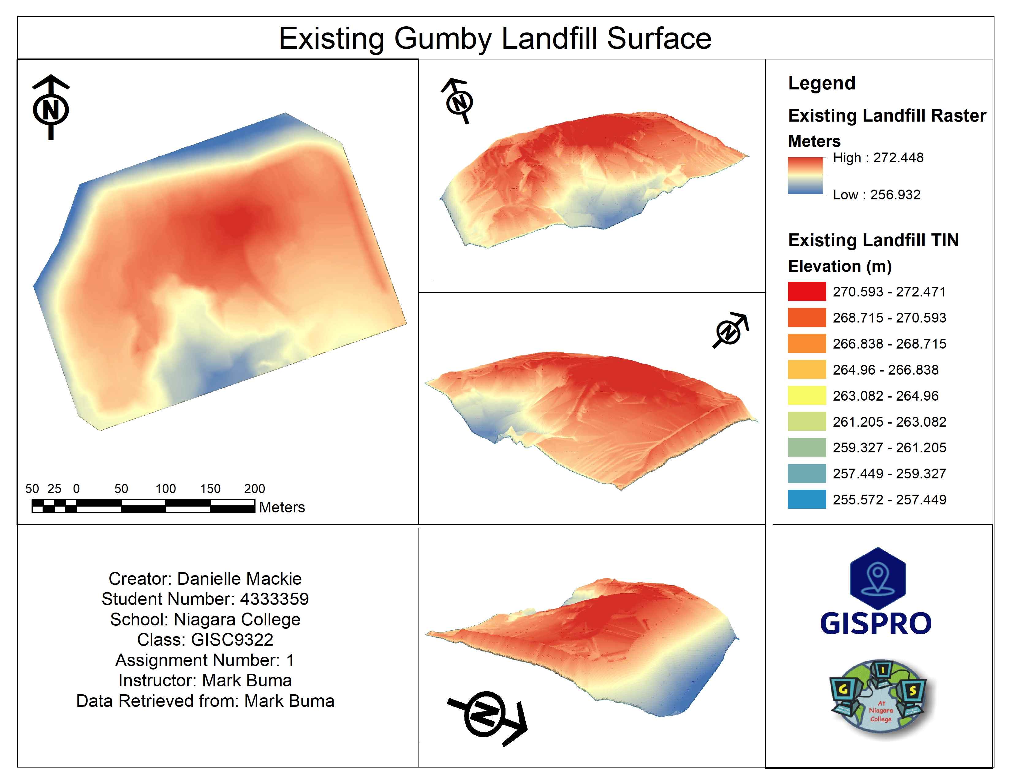 Exsisting Gumby Landfill Surface.