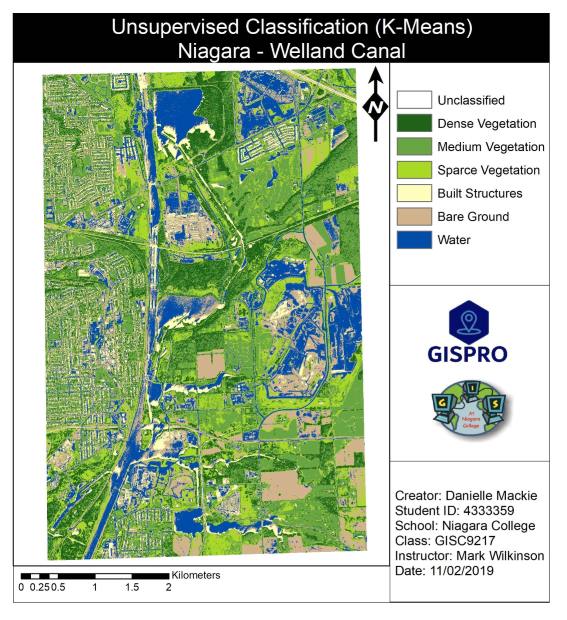 Unsupervised Classification Map.